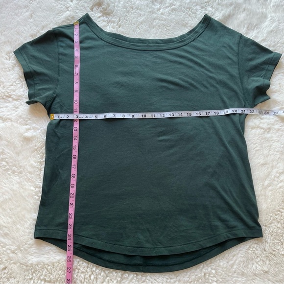 Fabletics Dark Green Oversized Tee S - Picture 6 of 10